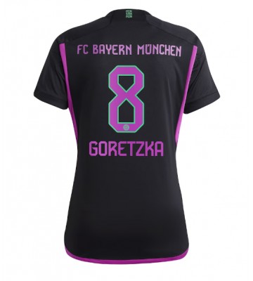 Bayern Munich Leon Goretzka #8 Koszulka Wyjazdowych Kobiety 2023-24 Krótki Rękaw